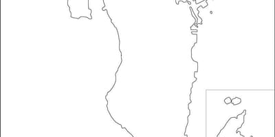 แผนที่ของบาห์เรนแผนที่เส้น